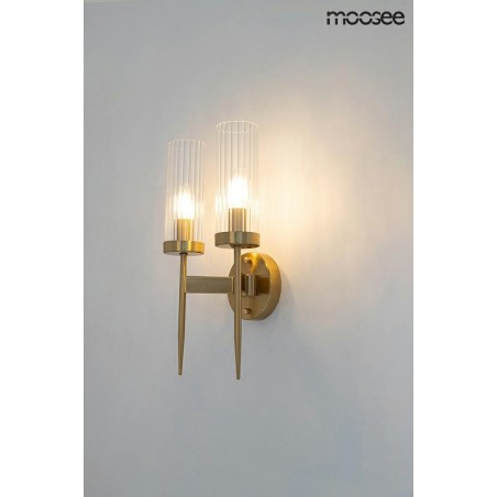 MSE010400199 MOOSEE lampa ścienna TORCH TWIN złota