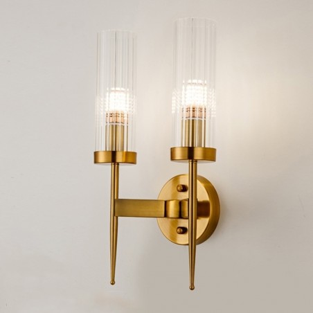 MSE010400199 MOOSEE lampa ścienna TORCH TWIN złota