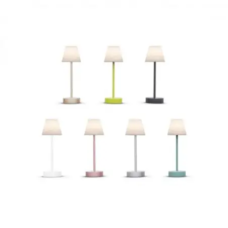 LUMLLS030RGWLNW NEW GARDEN lampa stołowa LOLA SLIM 30 BATTERY rose gold