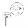 LUMPIA025XXHWNW NEW GARDEN lampa wisząca PIANETA 25  BATTERY HANG
