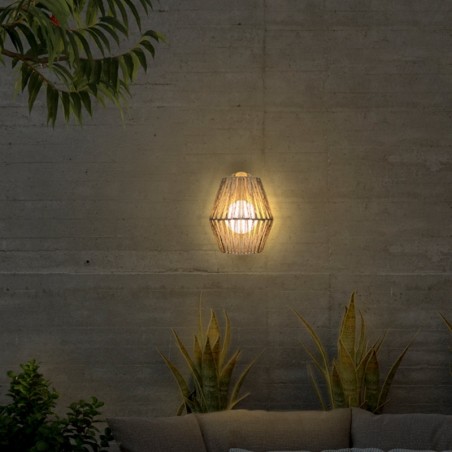 LUMSIS025XXWLNW NEW GARDEN lampa ścienna SISINE 25 WALL IN&OUT BATTERY
