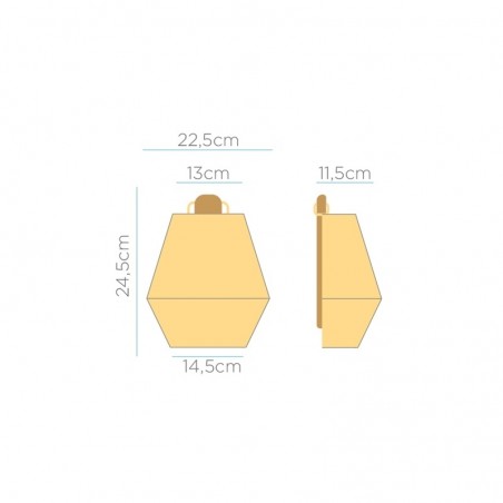 LUMSIS025XXWLNW NEW GARDEN lampa ścienna SISINE 25 WALL IN&OUT BATTERY