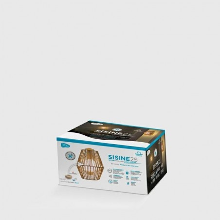 LUMSIS025XXWLNW NEW GARDEN lampa ścienna SISINE 25 WALL IN&OUT BATTERY