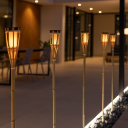 LUMHIA120XXSLNW NEW GARDEN lampa ogrodowa HIAMA SOLAR z efektem płomienia (24 sztuki)