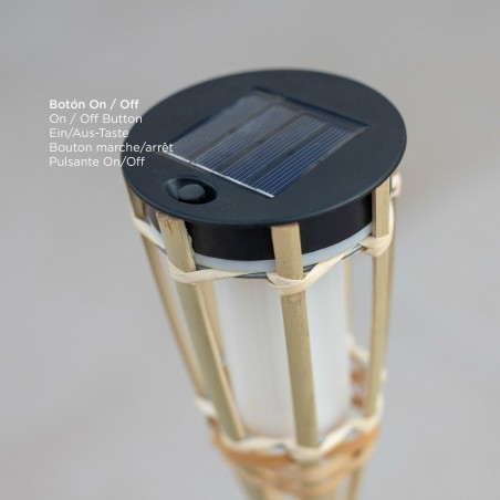 LUMHIA120XXSLNW NEW GARDEN lampa ogrodowa HIAMA SOLAR z efektem płomienia (24 sztuki)