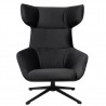 MSE011000309.41 Fotel obrotowy VITA VELVET czarny PU