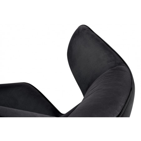 MSE011000309.41 Fotel obrotowy VITA VELVET czarny PU