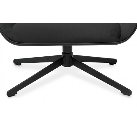 MSE011000309.41 Fotel obrotowy VITA VELVET czarny PU