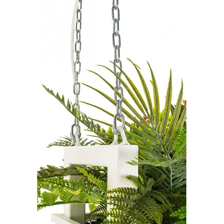 OSW001285 Lampa wisząca / kwietnik SEMIRA 100 INDUSTRIAL biała