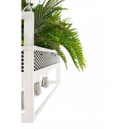 OSW001285 Lampa wisząca / kwietnik SEMIRA 100 INDUSTRIAL biała