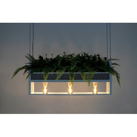 OSW001285 Lampa wisząca / kwietnik SEMIRA 100 INDUSTRIAL biała