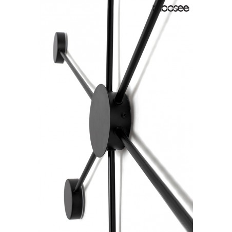 MSE010100247 MOOSEE lampa ścienna SHADOW 6 CLOSE czarna