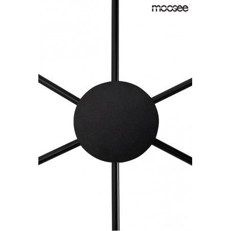 MSE010100247 MOOSEE lampa ścienna SHADOW 6 CLOSE czarna