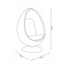 JH-069.BLACK.BL Fotel OVALIA BLACK czarny