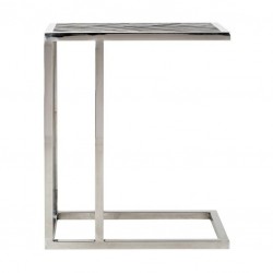 7426 RICHMOND stolik boczny BLACKBONE SILVER