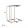 7426 RICHMOND stolik boczny BLACKBONE SILVER