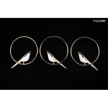 MSE010100295 MOOSEE lampa wisząca BIRD LINE złota