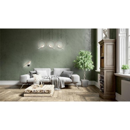 MSE010100295 MOOSEE lampa wisząca BIRD LINE złota