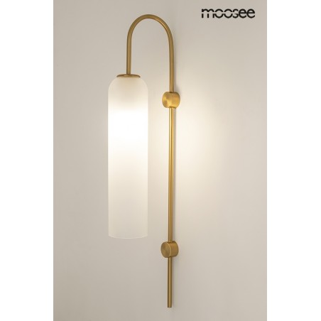 MSE010100341 MOOSEE lampa ścienna SLACK złota / biała