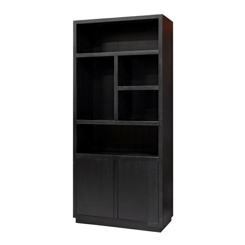 6515 BLACK RICHMOND regał na książki OAKURA 1 czarny 6515 BLACK RICHMOND regał na książki OAKURA 1 czarny