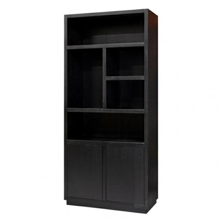 6515 BLACK RICHMOND regał na książki OAKURA 1 czarny 6515 BLACK RICHMOND regał na książki OAKURA 1 czarny