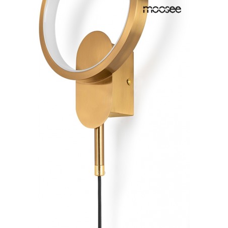 MSE010100345 MOOSEE lampa ścienna COMO złota