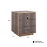 7534 RICHMOND komoda CLASSIO - 3 szuflady
