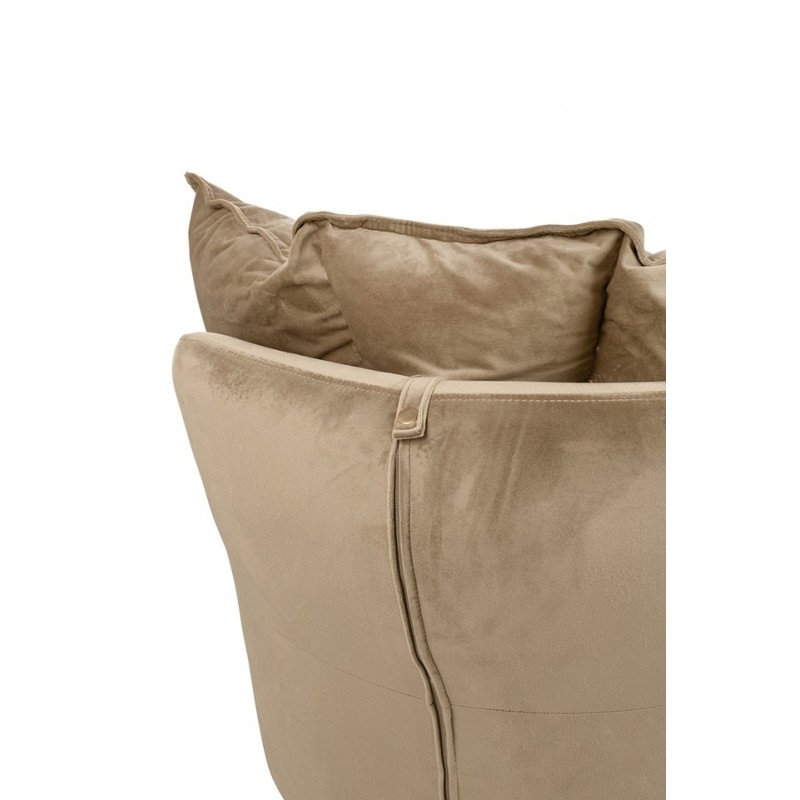 KH1301100129 Fotel bujany SWING VELVET khaki