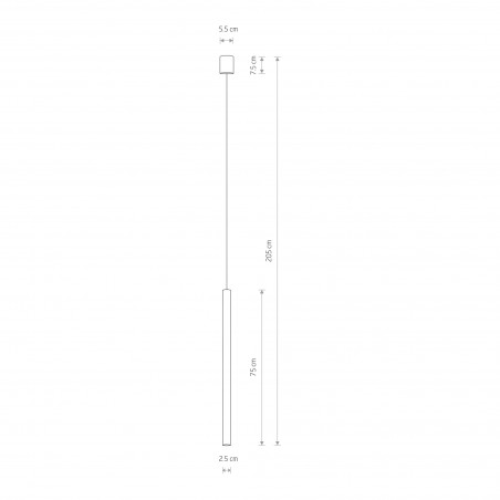 LASER 750 Satynowy czekoladowy 1x10W only LED