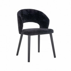 S4560 BLACK CHENILLE RICHMOND krzesło SAVOY czarne