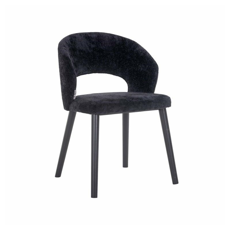 S4560 BLACK CHENILLE RICHMOND krzesło SAVOY czarne S4560 BLACK CHENILLE RICHMOND krzesło SAVOY czarne