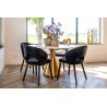 S4560 BLACK CHENILLE RICHMOND krzesło SAVOY czarne