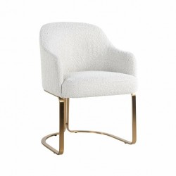 S4492 WHITE BOUCLÉ RICHMOND krzesło HADLEY BOUCLE - trudnopalne