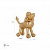 -AD-0026 RICHMOND dekoracja DOG MIRO złota