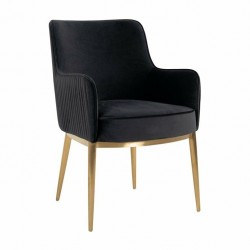 S4525 FR ANTRACIET RICHMOND krzesło BREEZE czarne - trudnopalne