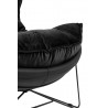 MSE01000302 Fotel OTILIA STAND VELVET czarny