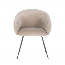 S4564 KHAKI VELVET RICHMOND krzesło AVANTI beżowe