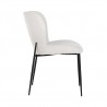 S4509 WHITE BOUCLÉ RICHMOND krzesło DARBY bouclé