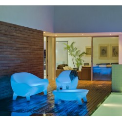 MOBSILARSSNW NEW GARDEN fotel ARUBA SOLAR & BATTERY biały