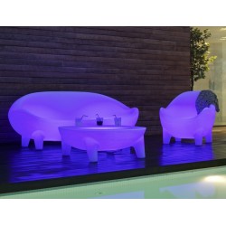 MOBSILARSSNW NEW GARDEN fotel ARUBA SOLAR & BATTERY biały