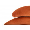 85679 KARE krzesło ALEXIA Velvet pomarańczowe