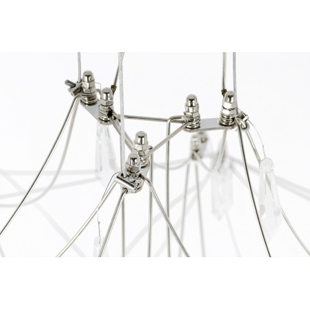 MSE1501100125  Lampa wisząca CONSTELATION 77 - LED, stal szczotkowana