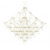 MSE1501100126  Lampa wisząca CONSTELATION 120 GOLD - LED, stal szczotkowana