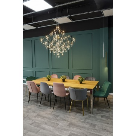 MSE1501100126  Lampa wisząca CONSTELATION 120 GOLD - LED, stal szczotkowana