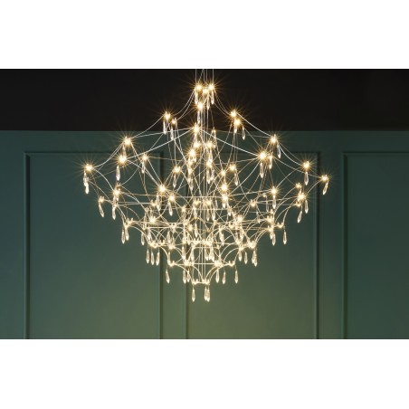 MSE1501100126  Lampa wisząca CONSTELATION 120 GOLD - LED, stal szczotkowana