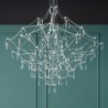 MSE1501100126  Lampa wisząca CONSTELATION 120 GOLD - LED, stal szczotkowana