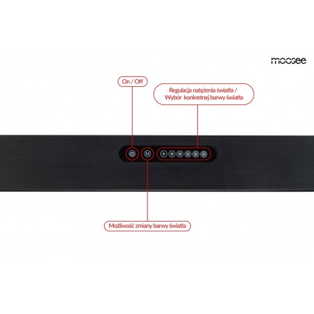 MSE1501100312 MOOSEE lampa wisząca LINER czarna