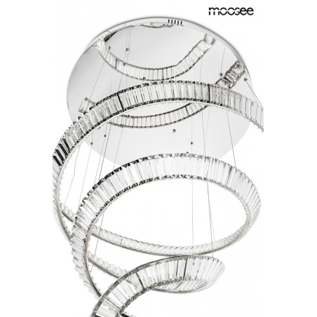 MSE1501100194 MOOSEE lampa wisząca WAVE CORDON 2B chrom