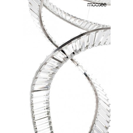 MSE1501100194 MOOSEE lampa wisząca WAVE CORDON 2B chrom
