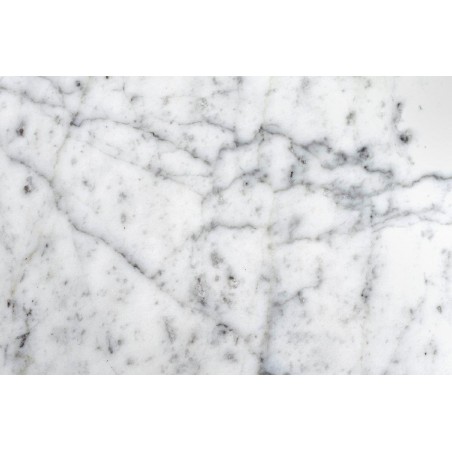 KH1501100126 Stół TULIP ELLIPSE MARBLE CARRARA biały - blat owalny marmurowy, metal